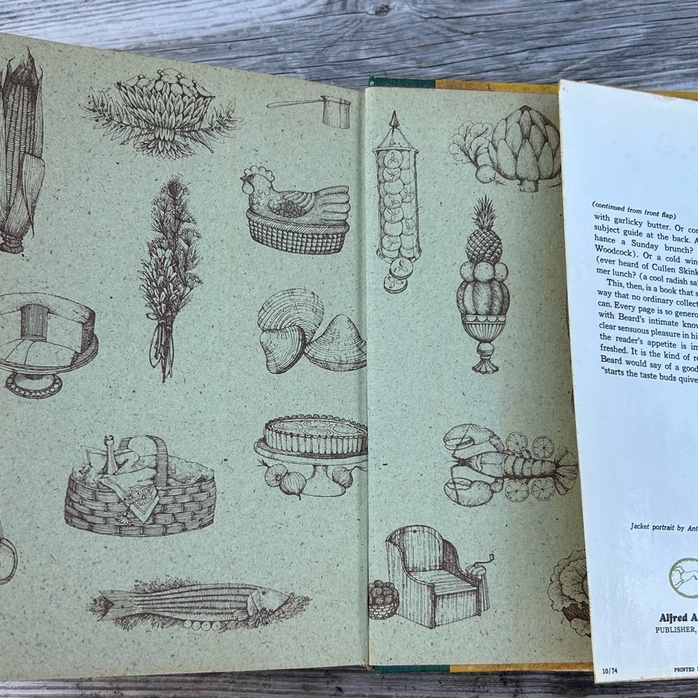 FIRST EDITION Beard on Food Book by James Beard 1974. - Picture 2 of 16